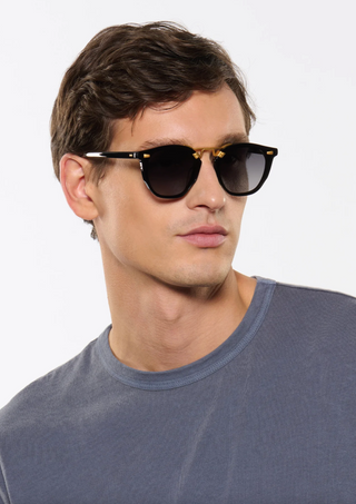 BEAU NYLON | Black + Shadow 24K Polarized