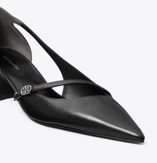 Double T Buckle D'Orsay Pump - Perfect Black