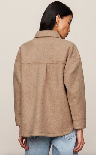 All Day Poodle Knit Jacket - Classic Camel