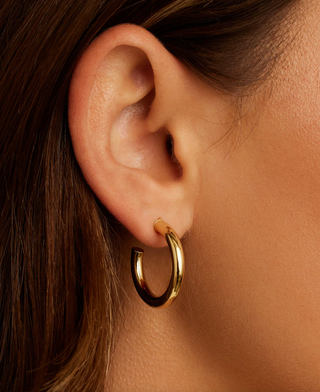 Carter Small Hoops - Gold