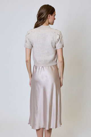Mya Sweater Dress Combo - Putty
