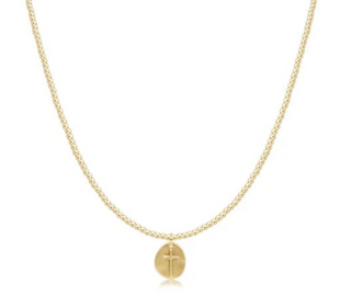 17" Choker Classic Gold 2mm Bead - Inspire Small Gold