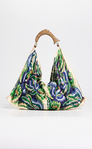 Satin Scarf Medium Bag - Sunny Paradise