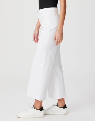 Anessa Raw Hem Ankle  - Crisp White