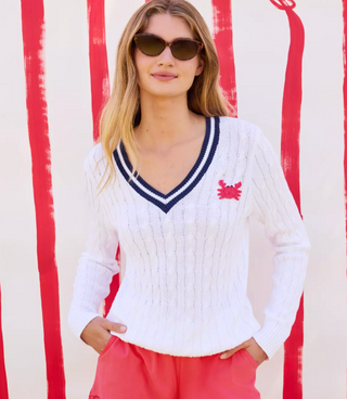 Brockton Sweater - Resort White Crab Crochet