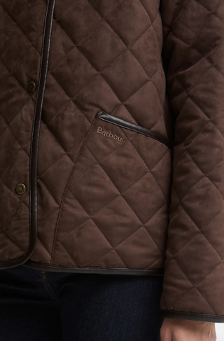 Barbour Sonya Quilted Jacket - Dark Brown / Muted