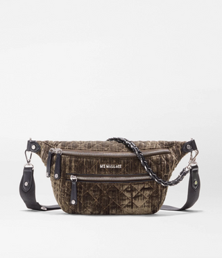 Velvet Small Crosby Crossbody Sling - Pecan Brown