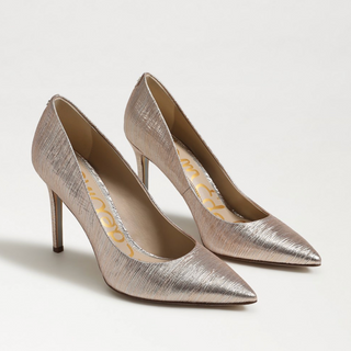 Hazel Heel - Gold Plisse