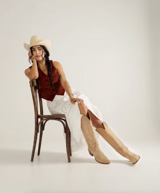 The Abby - Driftwood Suede