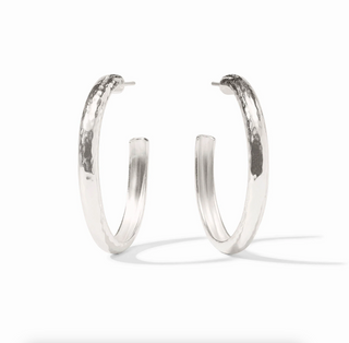 Large Havana Hoop - Silver