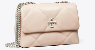 Kira Diamond Quilt Small Convertible Shoulder Bag - Soft Pink