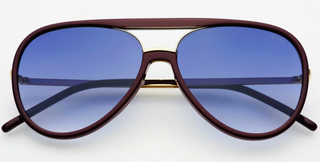 Shay (New) Unisex Aviator Sunglasses - Burgundy