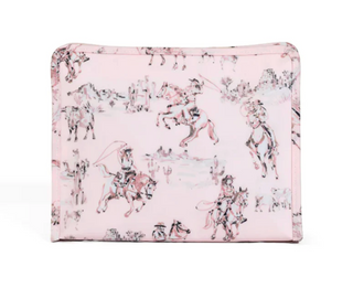 Roadie Large Zip Pouch - Cowgirl Toile