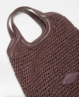 Mini Crochet Georgica Tote-Brown Crochet