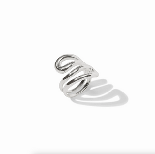 Wave Wrap Ring-Silver-OS