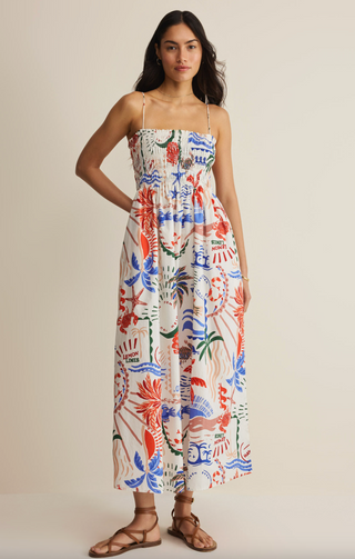 CORNELIA GETAWAY MIDI DRESS - Multi