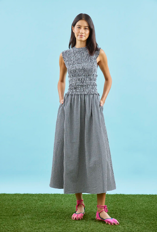 Louise Dress - Black & White