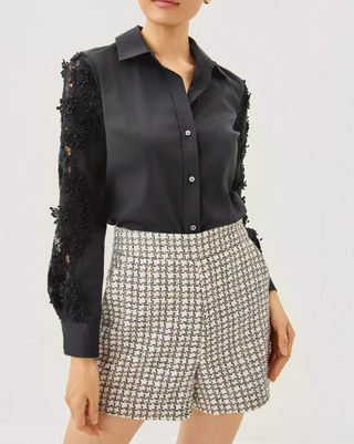 Sarissa Boucle Short - Coconut