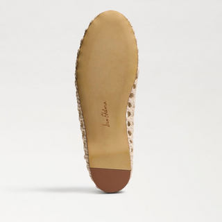 Shira Woven Ballet Flat -  Ivory Woven Leather