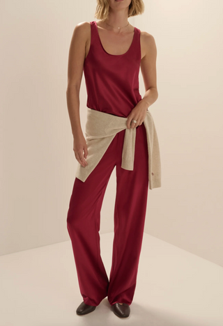 The Everything Pant - Cranberry
