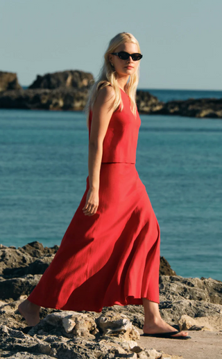 Meryl Skirt - Chili Pepper