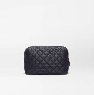 Medium Double Zip Cosmetic - Black