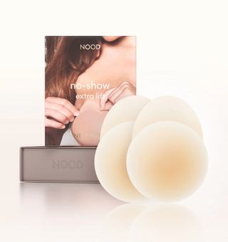 No- Show Adhesive Extra Lift Nipple Covers - Soft Tan