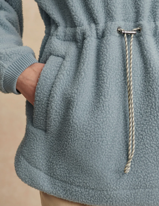 Ashby Half Zip Fleece - Ashley Blue