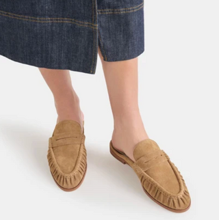 Betzy Mule - Light Brown Suede