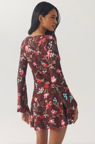 Prescott Dress - Brown/Multi