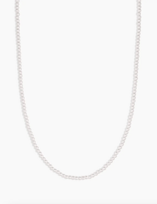 Finley Mini Pearl Necklace - Gold