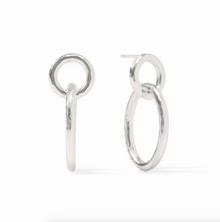 Catalina Link Earring-Silver-OS