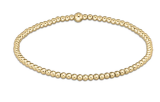 Classic Gold 2.5mm Bead Bracelet