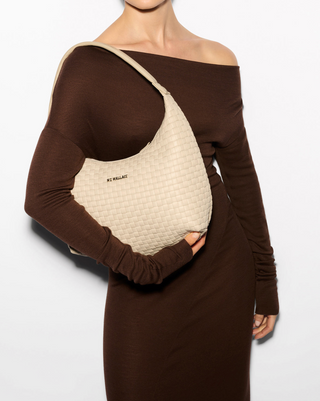 Medium Woven Shoulder - Buff