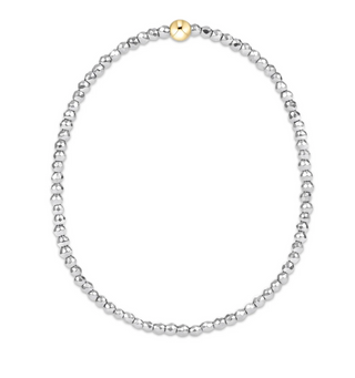 Enewton Extends - Bright Silver Faceted Hematite