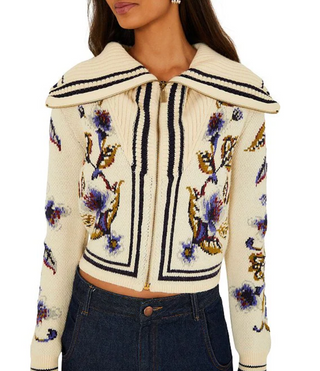 Golden Natural Knit Cardigan - Off White