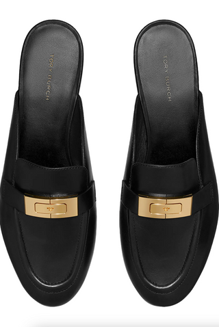 Lee Lee Loafer Mule - Perfect Black