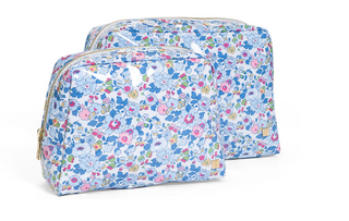 Luxe Gloss Wash Bag Set - Bridgehampton Floral