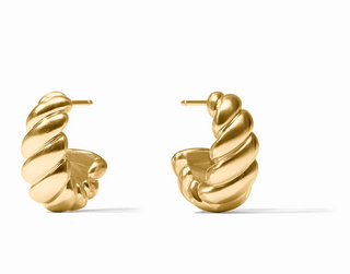 Ravello Statement Hoop - Gold