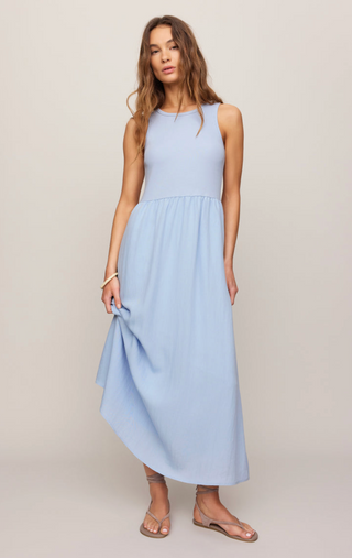 Charlotte Midi Dress - Blue Light