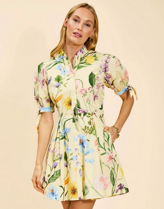 Brooklyn Mini Dress - Blooming Vine