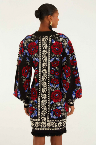 Valentina Black Knit Dress - Valentina Black