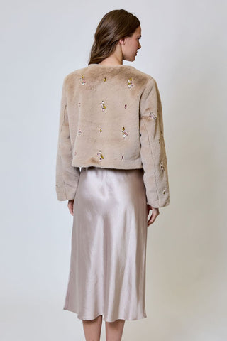 Romy Jacket - Taupe Combo