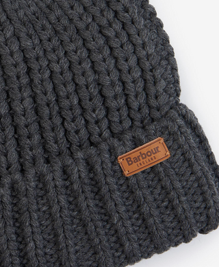 Barbour Saltburn Beanie - Charcoal