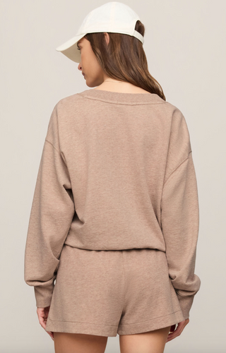 The Everyday V-Neck - Heather Ash