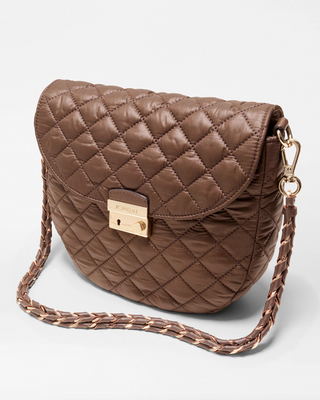 Crosby Lock Saddle - Walnut Brown