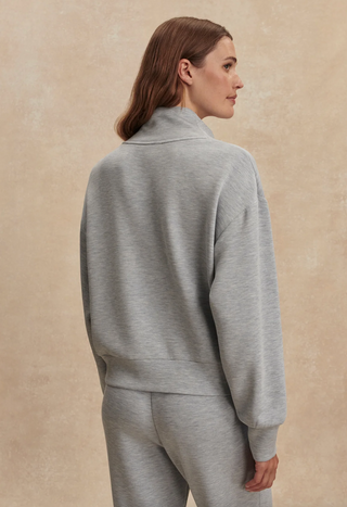 Davidson Sweater - Mid Blue Marl