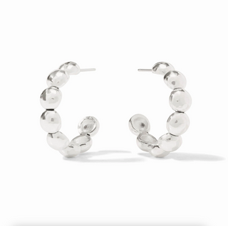 Medium Solara Nova Hoop - Silver
