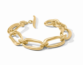 Wave Link Bracelet - Gold