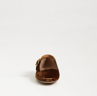 Michaela Flat - Spiced Carmel Brown Velvet
